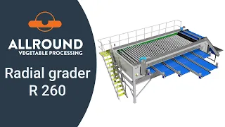 Radial grader R 260-76-6 | Allround Vegetable Processing