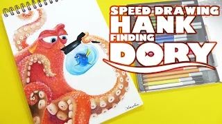 Speed drawing Hank (Finding Dory), Disney
