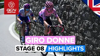 Dominant Performance In The Mountains | Giro Donne 2022 Stage 8 Highlights