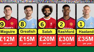 Top 50 HIGHEST PAID Players in the Premier League 2024