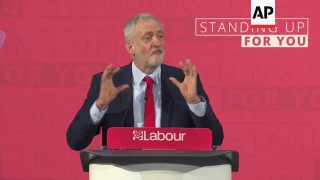 UK opposition leader kicks off election campaign