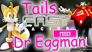 ABM: Tails Vs Dr.Eggman - Fast Neo Racing Gameplay Match!! HD