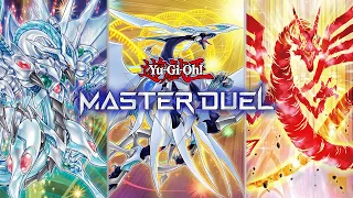 Yu-Gi-Oh! Master Duel - Cosmic Quasar Dragon Full Combo Synchro Summon!