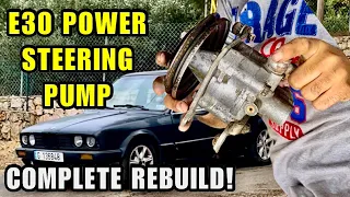 How To Rebuild A BMW E30 Power Steering Pump