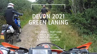 Devon Green Laning - Day Four - Part One (Dirt Bike Trail Riding UK, Devon)