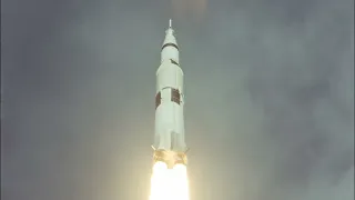 Saturn V Launch with Enhanced Sound