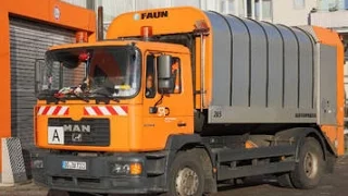 Benne à Ordures Faun Rotopress / Camion Poubelles, Garbage Truck, Vuilniswagen, Müllabfuhr