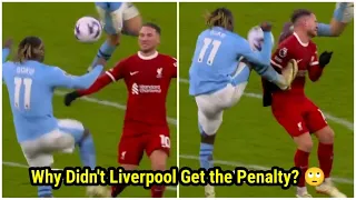 Jeremy Doku's Controversial Kick to Mac Allister's Chest: Why Didn't Liverpool Get the Penalty? 🙄