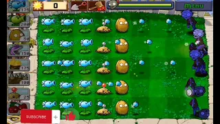 Plants zombies Freezing 🥶 Mine 💥 Dondurucu ve Mayın ile zombi avı