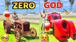 Franklin Used Ugly Tractor To Make Most Unique God Car In GTA 5 | Shinchan | Gta 5 mods