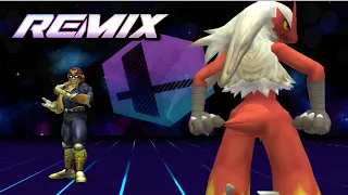 UNIQUE and COMBO HEAVY Blaziken in Smash Bros. Mod Gameplay - PMEX REMIX DX