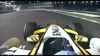 Fernando Alonso onboard Singapore 2008