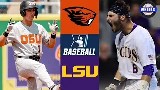 Oregon State v #5 LSU (EXCITING GAME) | Baton Rouge Regional Winners Bracket | 2023 College Baseball