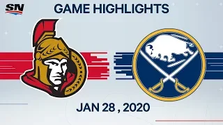 NHL Highlights | Senators vs. Sabres – Jan. 28, 2020