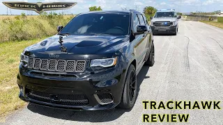 Jeep Trackhawk REVIEW! * in-depth walkaround, launch control, driving footage, AND MORE!