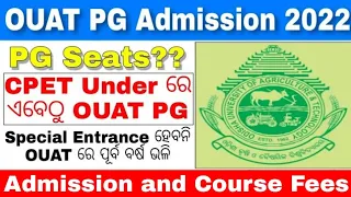 OUAT PG Admission Fees and Course Fess 2022//PG Courses,Eligibility,Admission Process 2022 Odisha...