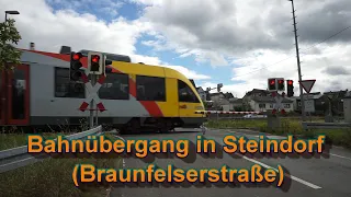 Bahnübergang in Steindorf (Braunfelserstraße)