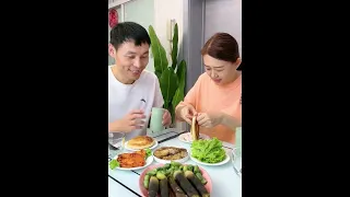 Funny Husband and Wife Yummy Food Eating Challenge 🍲🍲😋😋🤣🤣 Ep 46