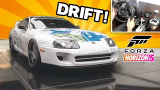 I built a Crazy Drift Supra in Forza Horizon 5