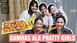 GAMBAS ALA PRATTY GIRLS! Quarantine Diaries: Cooking with the family | Camille Prats