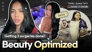 GETTING 3 SURGERIES DONE IN KOREA🥶 PART 2