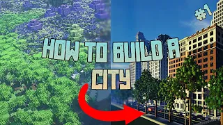 How To Build A Minecraft City | Ep 1 | Laying out Your City