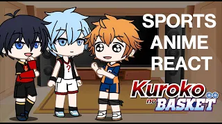 Sports anime react to each other | Part 1/3: Kuroko Basket | Kuroko no Basket & Haikyuu! & Blue Lock