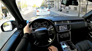 Range Rover Vogue ( Black edition ) 3.0l 258HP - POV Test Drive - Fuel consumption check