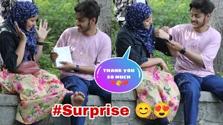 Muskan को दिया Surprise 😍 || She 😲 Shocked|| Delhiite Prankster|| Star Khan