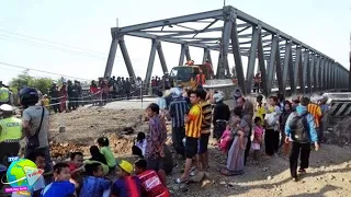 Warga Cilacap Gempar!! Ular Piton Sebesar Drum Di Jembatan Tiba² Menghilang. Belum Ditemukan...