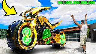 Evolui a MOTO do FRANKLIN para FUTURISTA no GTA 5!!