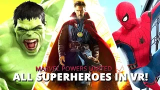 ALL Superheroes & Superpowers in MARVEL Powers United VR! (No Commentary)