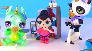 Куклы Лол Сюрприз! Перчинка и её Новые Питомцы из слайма! Мультик  Lol Surprise Families Dolls