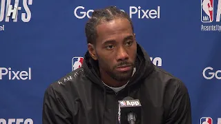 Kawhi Leonard talks Game 3 Loss vs Mavs, Postgame Interview 🎤