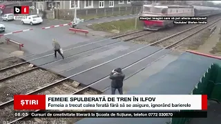 FEMEIE SPULBERATĂ DE TREN ÎN ILFOV_Știri B1_7 ian 2023