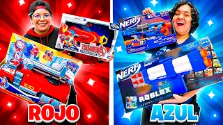 24 HORAS COMPRANDO TODO ROJO Y AZUL 🔴🔵 | Pathofail