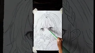 how to draw & restructure anime girl | drawing anime girl #drawing #art #anime