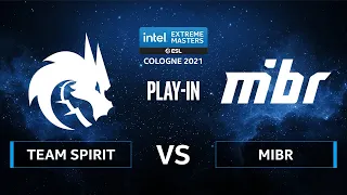 CS:GO - Team Spirit vs. MIBR [Inferno] Map 1 - IEM Cologne 2021 - Play-In