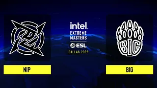 NiP vs. BIG - Map 1 [Ancient]  - Group B - IEM Dallas 2022