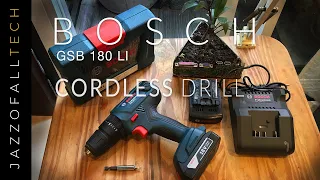 BOSCH Cordless Drill GSB 180 LI: Best Starter Drill Kit for DIY and Semi Pro Projects