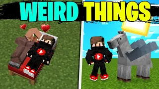 I tried weird things in Minecraft 😃 | Minecraft Hindi video