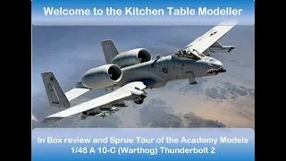 Academy 1/48 A10-C Thunderbolt 2 In Box Sprue Tour and Review with Tamiya A10 A Comparison