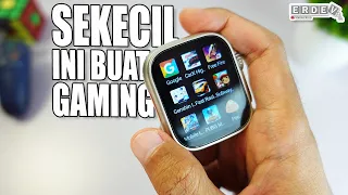 COBAIN MAIN GAME DI LAYAR ANDROID DEVICE SEKECIL INI! - Tes Gaming Pake Smartwatch S8 Ultra 4G