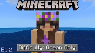 Unfortunate Deaths... - Minecraft Ocean ONLY World- Ep 2