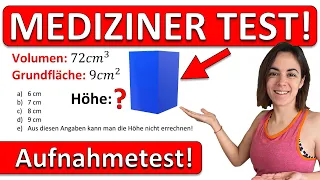 🚑🚑🚑 SCHAFFST DU DEN MEDIZINER AUFNAHMETEST? | Training zu Prozentrechnung, Geometrie & Kopfrechnen