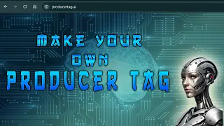 How To Make A Producer Tag For Free Using AI