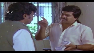 Vajramuni Super Acting during Shankarnag investigation | Kannada Best Scene of CBI Shankar Movie