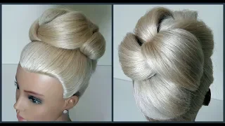 Супер быстрый вечерний пучок.Красивые прически.Light hairstyles.Beautiful hairstyles.