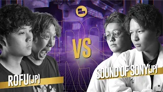 ROFU (JP) vs Sound of sony (JP)｜SMALL FINAL Tag Team Battle Asia Beatbox Championship 2019