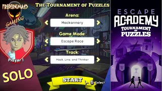 Escape Academy TOURNAMENT OF PUZZLES Solo - Hackannery / Hook, Line and Thinker